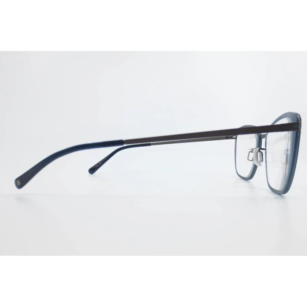 Modo 4056 Teal Titanium Square Eyeglasses Frames 52-18-140 Metal 39957